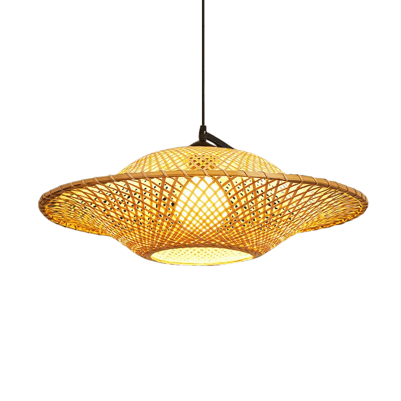 Bamboo ceiling lamp